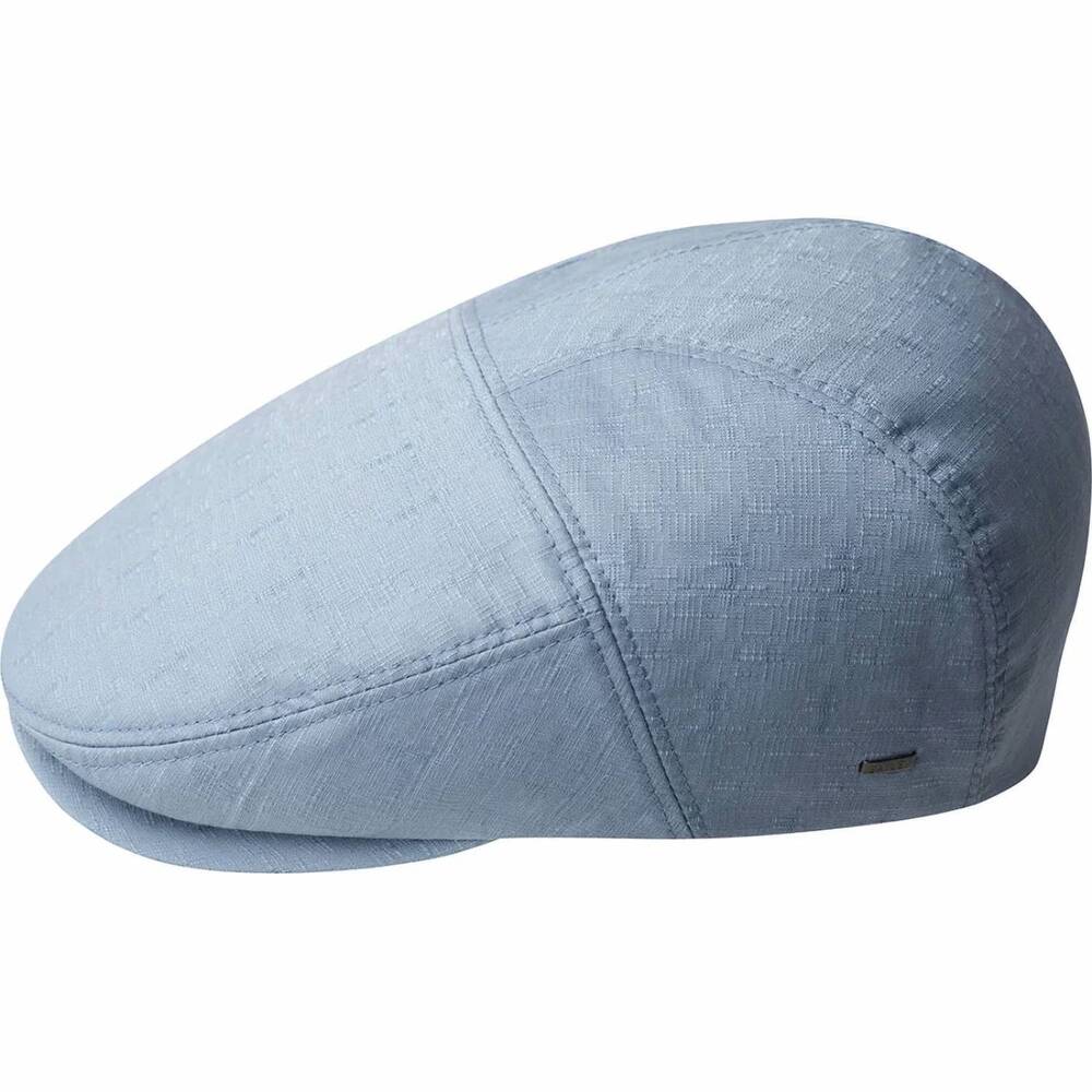 NEW BAILEY OF HOLLYWOOD men's linen-look cotton blend ivy cap in blue